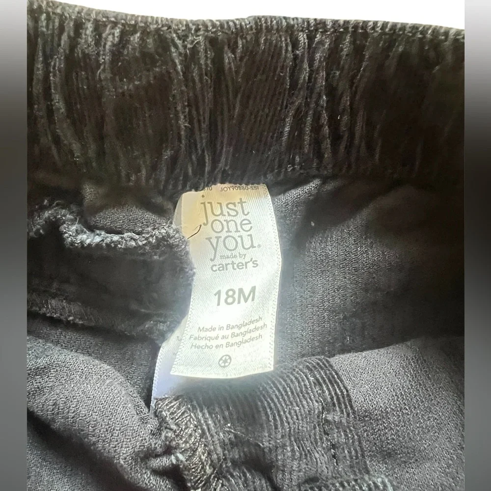 Carter’s Boys Black Curordoroy Pants | 18M